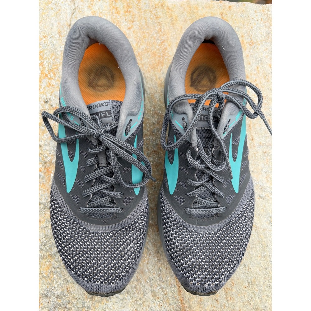 Brooks Revel Womens Running Shoes Grey Teal Mesh 1202491B037 Size 8.5 B - Picture 3 of 8